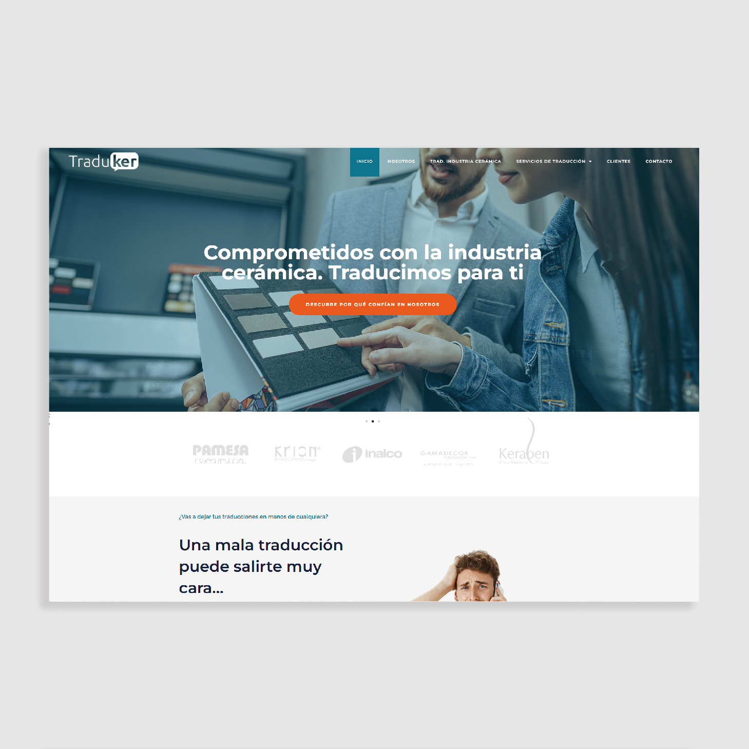 mockup traduker